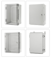 Transparent IP66 Lockable Junction Box for Solar Panel Wiring and Monitoring