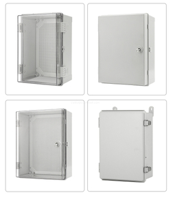 Transparent IP66 Lockable Junction Box for Solar Panel Wiring and Monitoring
