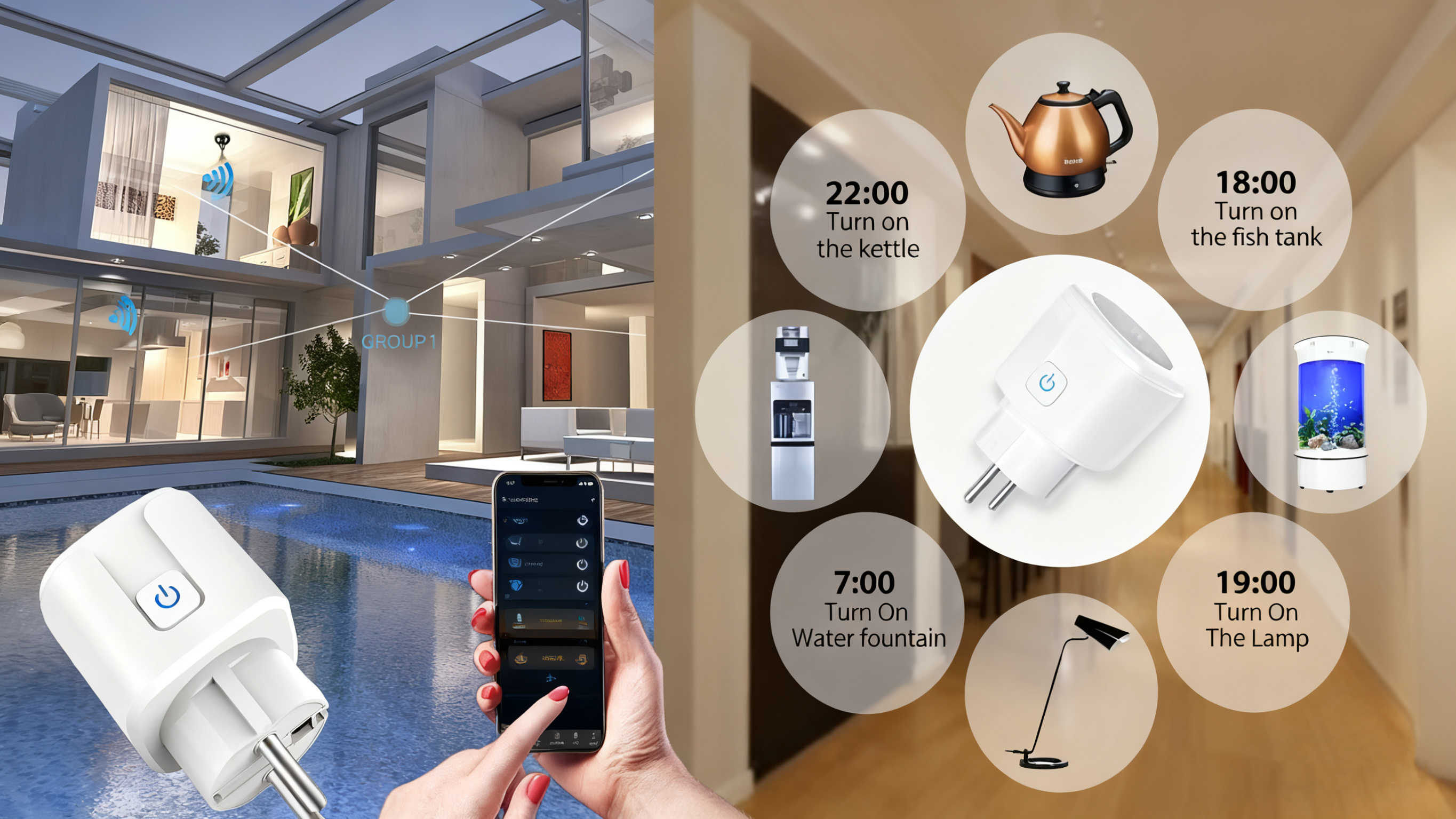 Smart Plug Remote Control & Timing Function Application