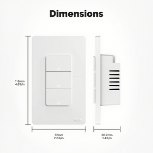 Multi-Gang Matter Smart Switch with Timer