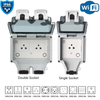Smart Outdoor Waterproof Socket IP66 Weatherproof Smart Life WiFi Receptacle Cover Box for Yard Patio Garden