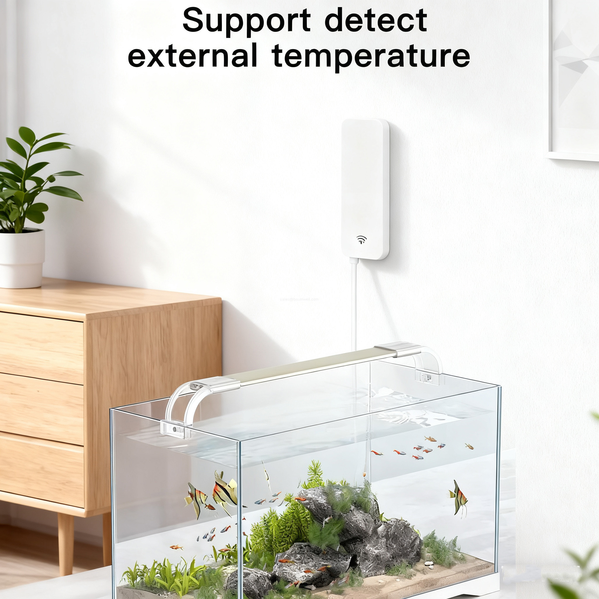 WiFi ZigBee Dual-Mode Temperature Monitor