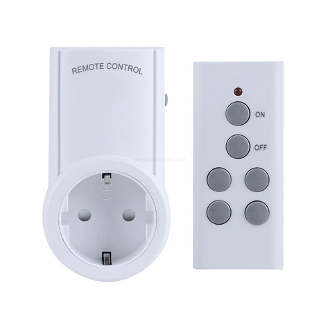 Wireless Remote Control Outlet European Standard Smart Plug for Home Appliances
