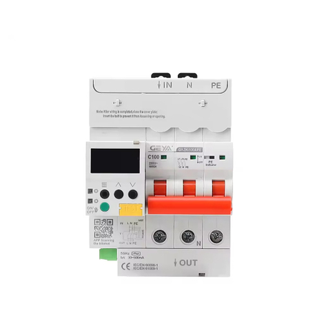 BSUMWELL 2P 32A WiFi Smart Water Inlet Alarm MCB RS485 Multi Protection Timer Circuit Breaker for PV Home