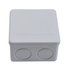 IP65 Plastic Junction Box ABS Waterproof Enclosure Terminal Box With Rubber Plugs Outdoor Electrical Distribution Box