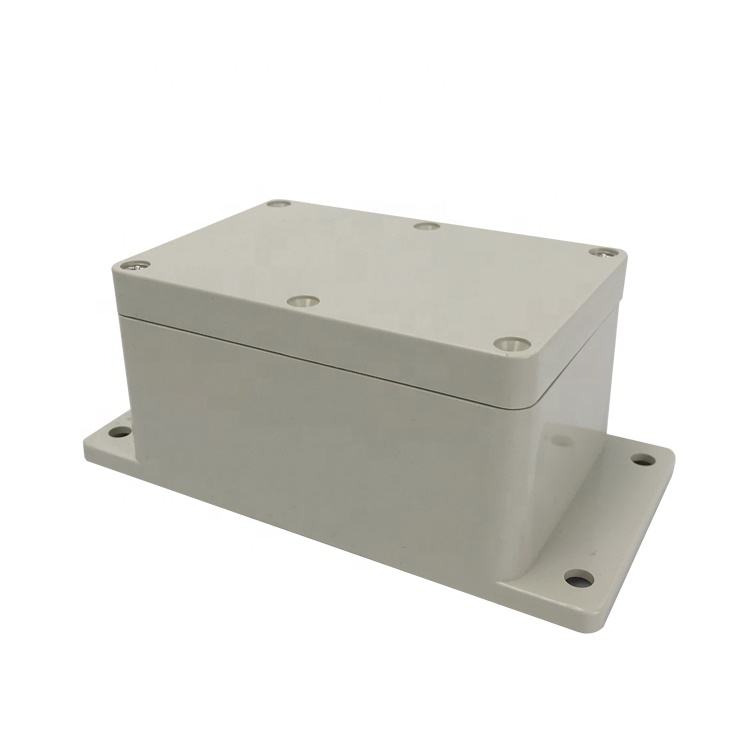 Waterproof IP65 Plastic Enclosure Junction Box Outdoor Universal Electrical Control Box with Fixed Ear and Nontransparent Cover