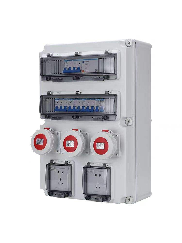 IP65 Waterproof Electrical Junction Box Corrosion Proof Steel Enclosure Industrial Plug Wall Socket Box For Outdoor Power Distribution
