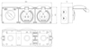 10A/15A IP66 stormproof socket
