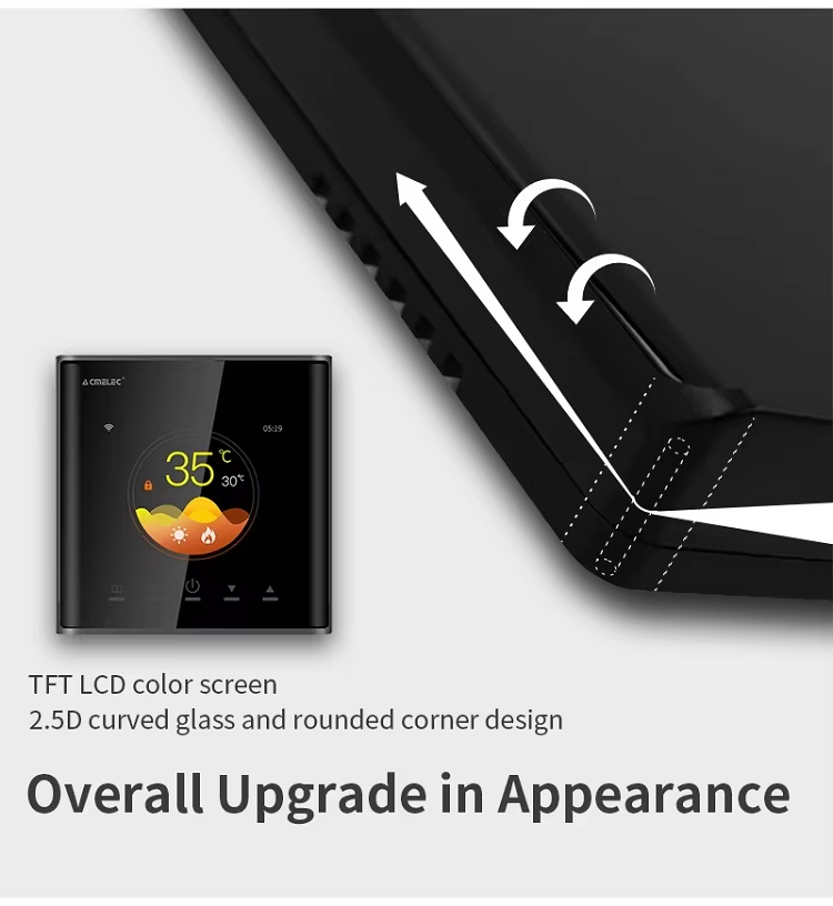 Overall Upgrade in Appearance TFT LCD color screen 2.5D curved glass and rounded corner design