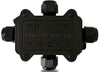 IP68 Waterproof Junction Box Outdoor 3 Way T Type PA66 Nylon Electrical Cable Connector Sleeve External Splice Enclosure
