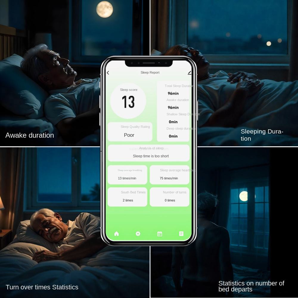 Sleep Heartbeat Respiratory Detection Sensor