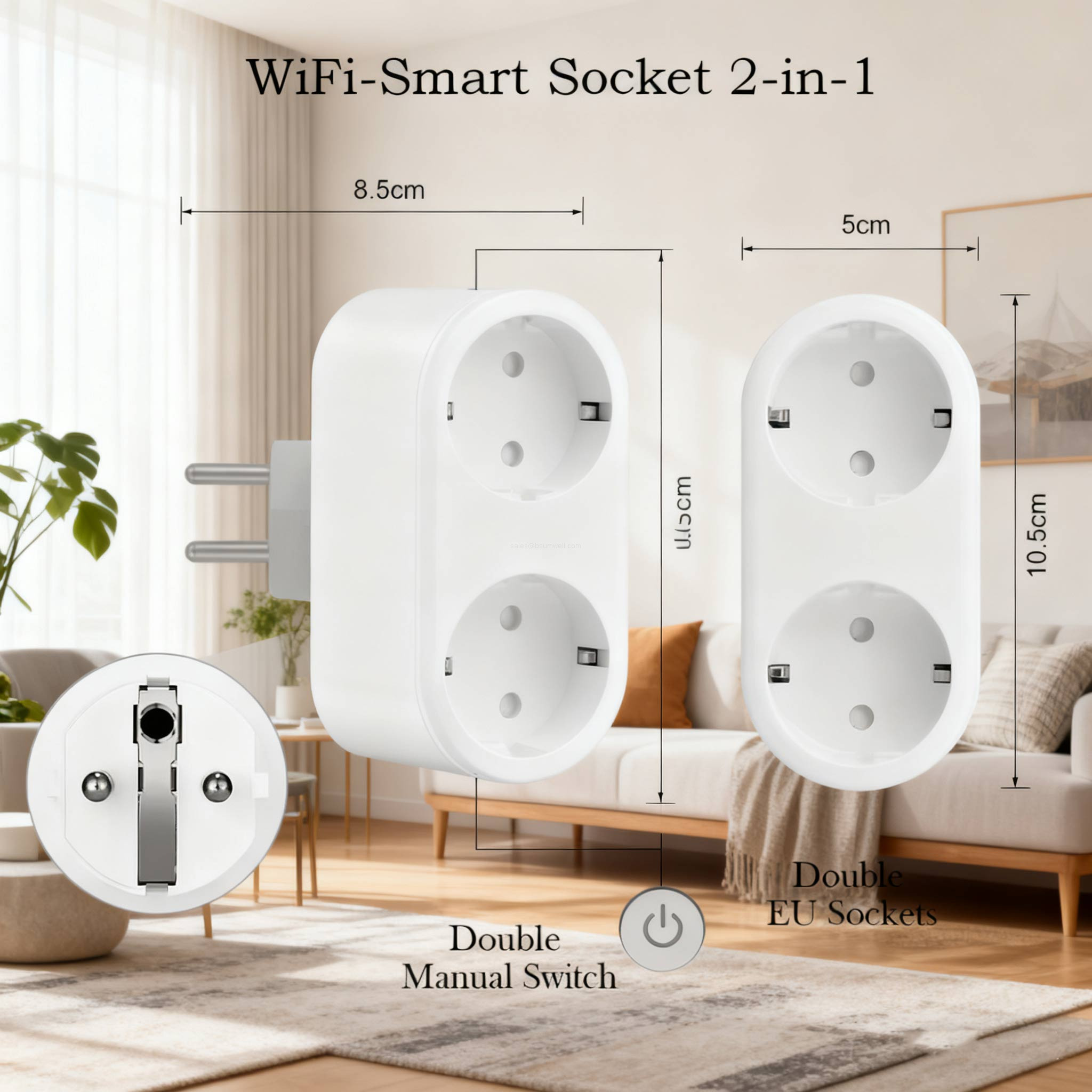 16a 100-240v smart plug