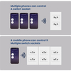 Brazil Standard Smart WiFi Wall Socket 16A Duplex Electrical Outlet Tempered Glass Panel Work with Tuya Smart Life Alexa Google Home
