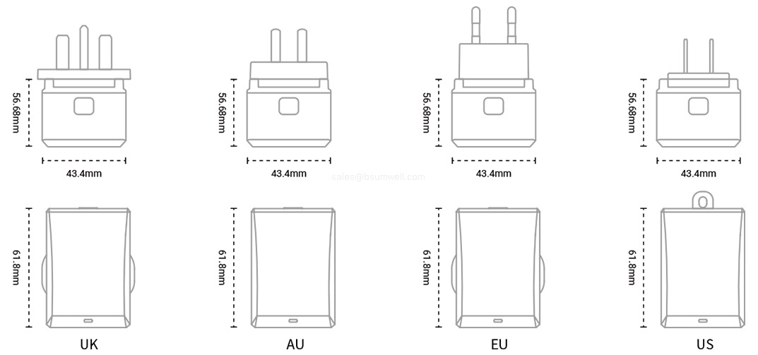 Mini BLE WiFi IoT Gateway