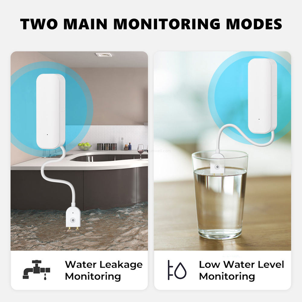 Zigbee water leak detector