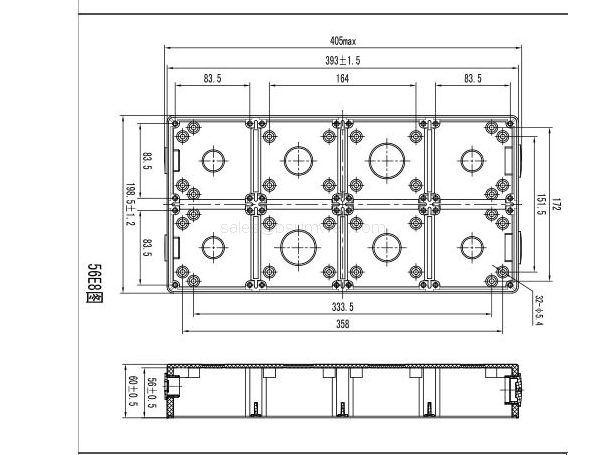 junction box electrical size
