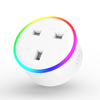 Tuya Smart RGB LED Plug Wifi Smart Socket UK Remote Control Compatible Google Home Alexa