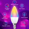 Amazon Smart Wifi Light Bulbs 5W Dimmable Alexa Smart Life Home TUYA E14 Led Light Bulb