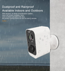Tuya App 1080P HD Outdoor 2.4G PIR Wireless Wifi Battery Rechargeable Low Powered Surveillance Security Mini Smart Camera