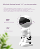 1080P HD Digital Zoom AI Human Detect Indoor Hidden Wifi IP Camera Surveillance PTZ Wireless Robot Camera