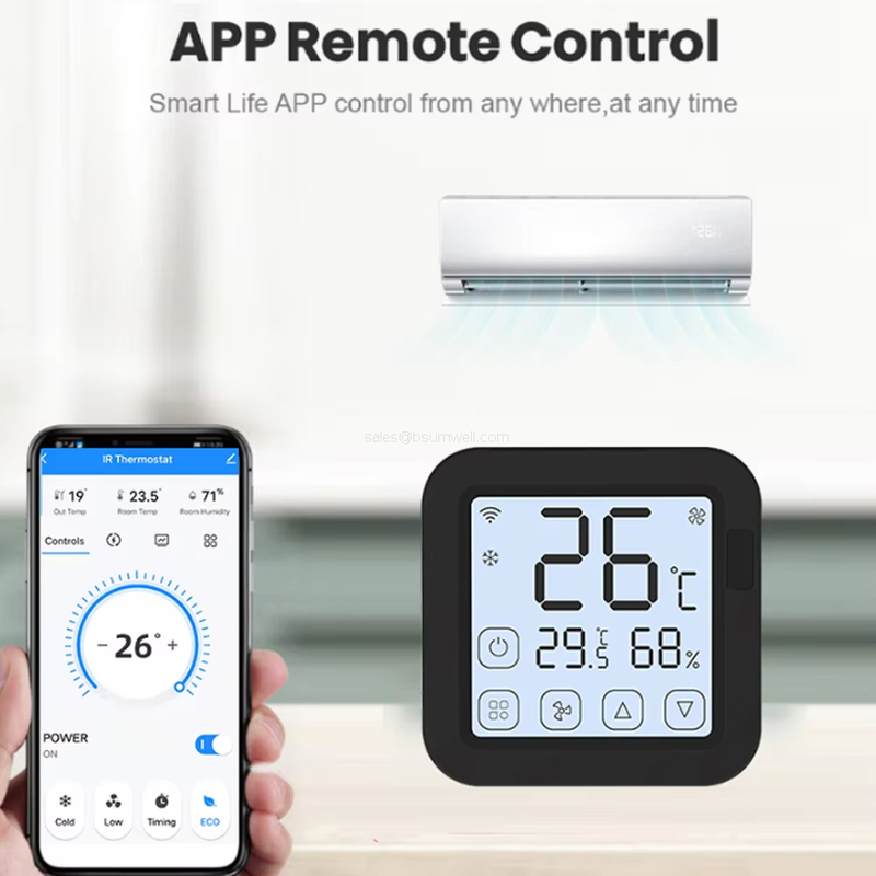 Universal Wifi Ir Infrared Control Remote Ac Thermostat Smart Wifi Ir temperature measurement device