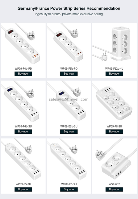 Quick Charging Type F Plug And Socket PD 20W EU Wall Socket Arrival 3 USB Outlet Extender Power Socket