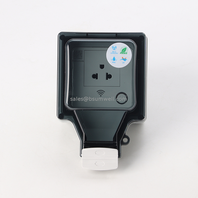 Best Seller Gazebo Outdoor Waterproof IP66 Wifi Smart Sockets And Switches Anti-splash Anti-storm Electrical Socket