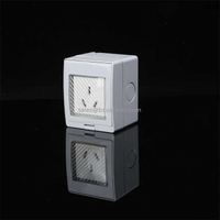 Outdoor Weatherproof 1 Gang Socket Weatherproof IP55 Power Outlet Electrical Switch Socket Switch