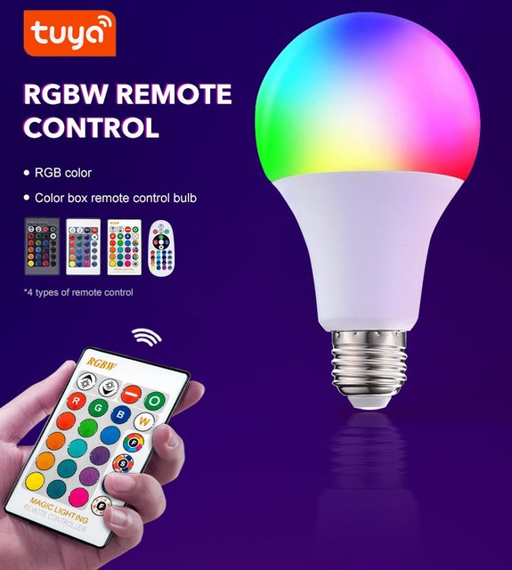 Alexa Google Home Smart Dimmable Bulb RGBCW E26 E27 B22 LED WIFI Light Bulb 7W 9W WiFi Smart Lamp Bulb