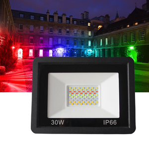 Tuya Smart APP Controlled Waterproof Flood Light RGBW WiFi Smart Flood Light Compatible With Alexa