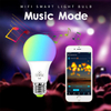 Google Smart Lights Bulb App+voice Control Brightness Adjustment Led Bulb Wifi Globe AC 60 Led Bulbs RGB E27 E26 E22