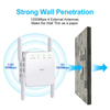 1200Mbps WiFi Repeater WiFi Signal Booster for Internet WiFi Range Extender 4 Antennas