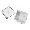 Hot Sale 100*100*70mm Ip65 with Rubber Plug Plastic Junction Box Waterproof Plastic Enclosure Box Outdoor Junction Box