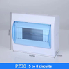 2-12 Circuits Universal Plastic Power Distribution Box for Indoor/Outdoor Use with Waterproof Design