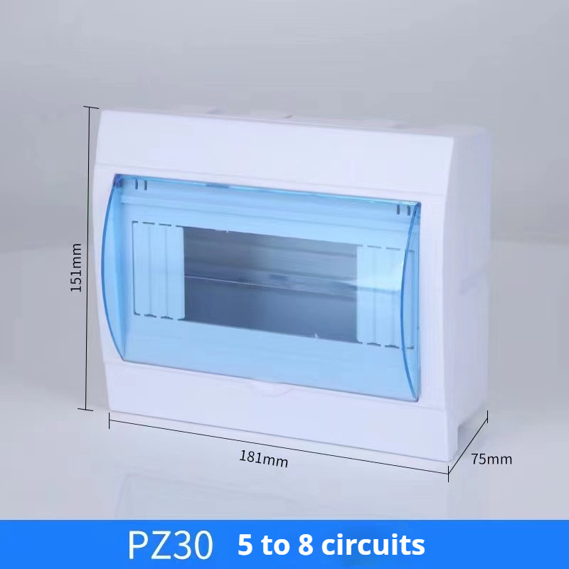 2-12 Circuits Universal Plastic Power Distribution Box for Indoor/Outdoor Use with Waterproof Design