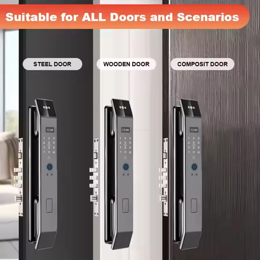 Manufacturer-direct 3D Face Recognition Smart Door Lock 0.5s Unlock, Infrared & Remote Access