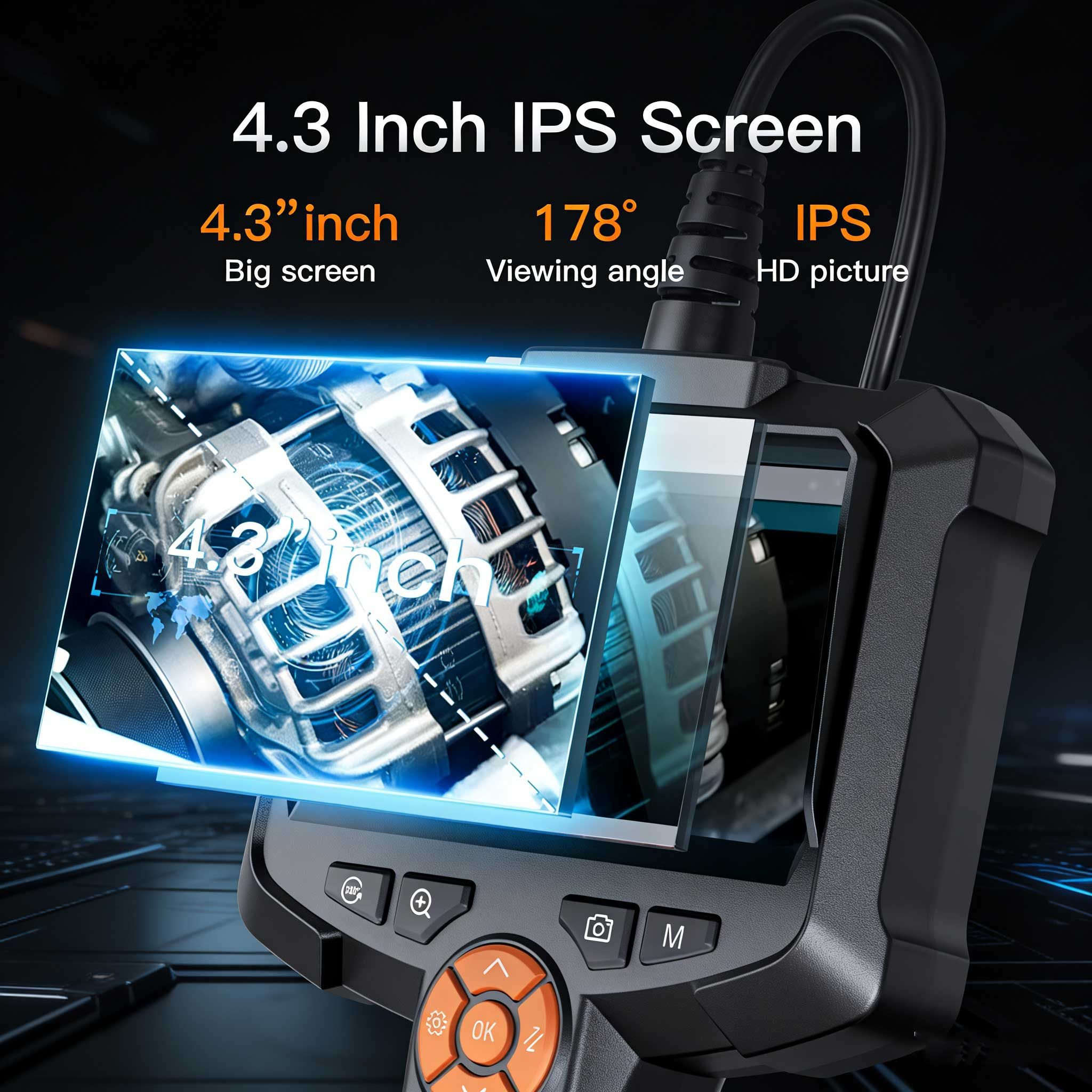 car maintenance auto-focus endoscope