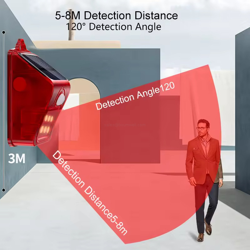 100db Sound Security Siren Light Alarms