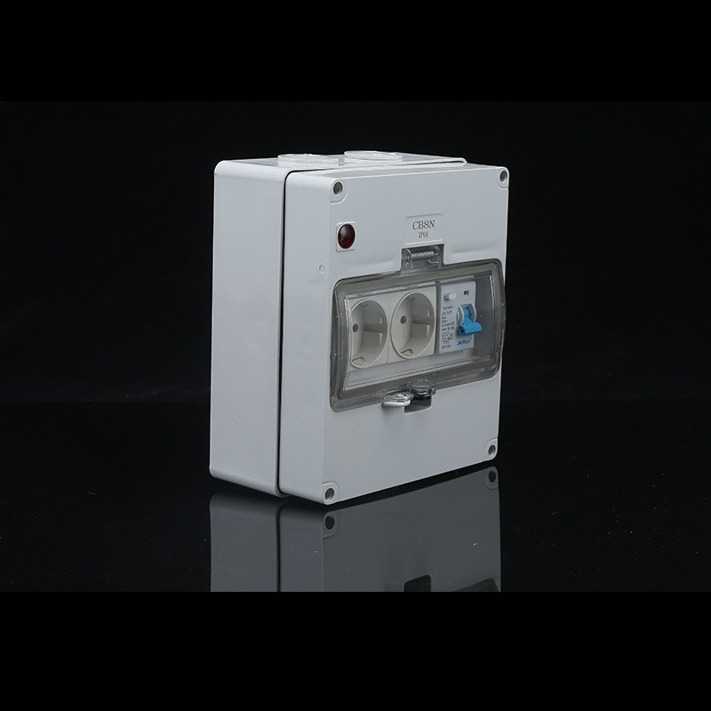 flame retardant PC 8-way EU box