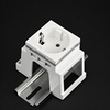Plug-in German DIN rail solution