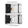 Tuya Smart Door Lock Waterproof Double Sides Rim Iron Lock for Outdoor Garage Door
