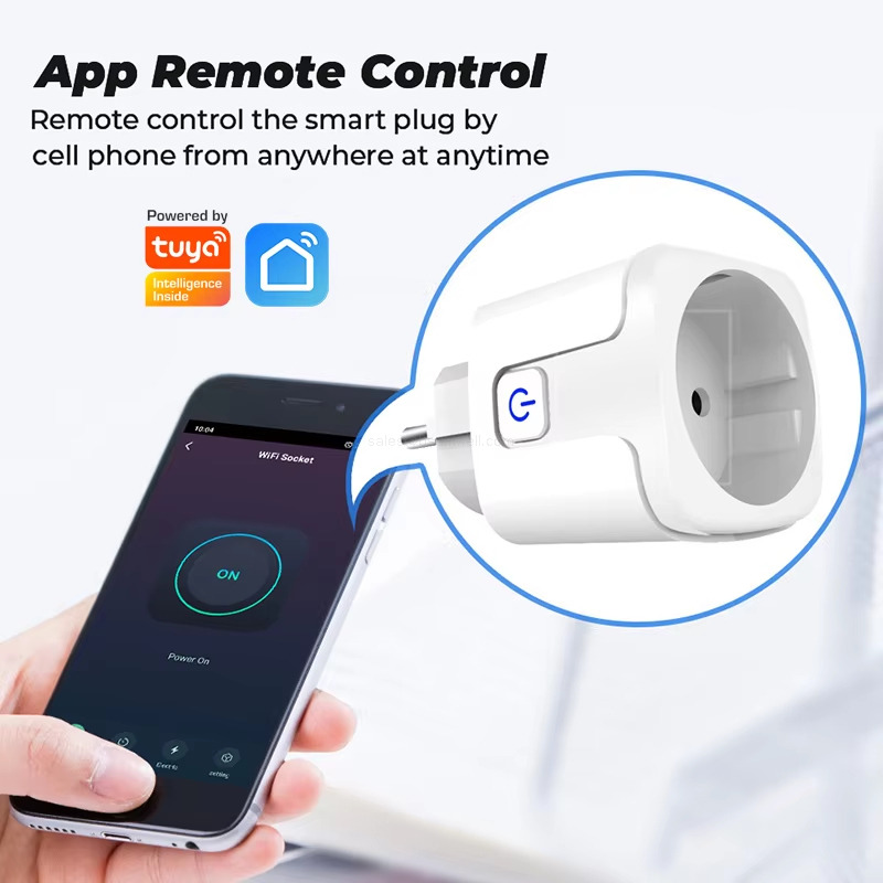 App Remote Control Remote control the smart plug by cell phone from anywhere at anytime