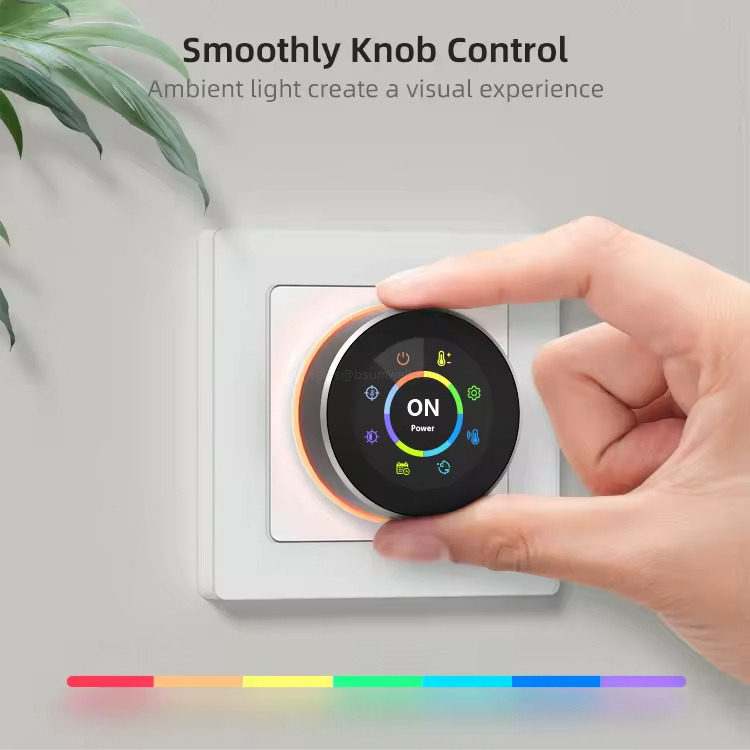 Smoothly Knob Control: Ambient light create a visual experience