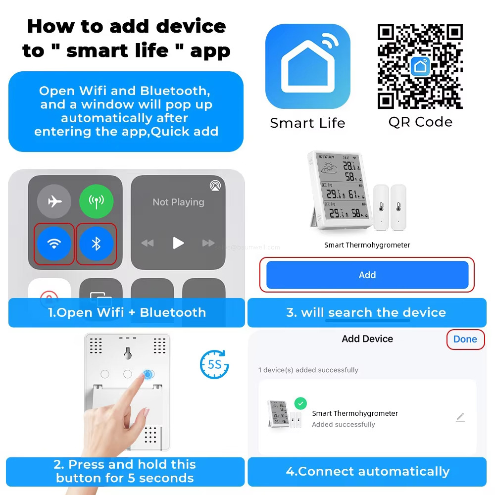 How to add device to"smart life" app