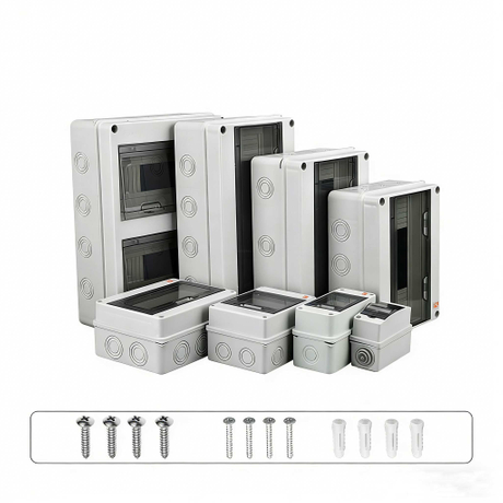 Pvc Distributors Box PS-HT-12 12ways Mini Circuit Breaker Pvc Mcb Box IP65 Waterproof ...