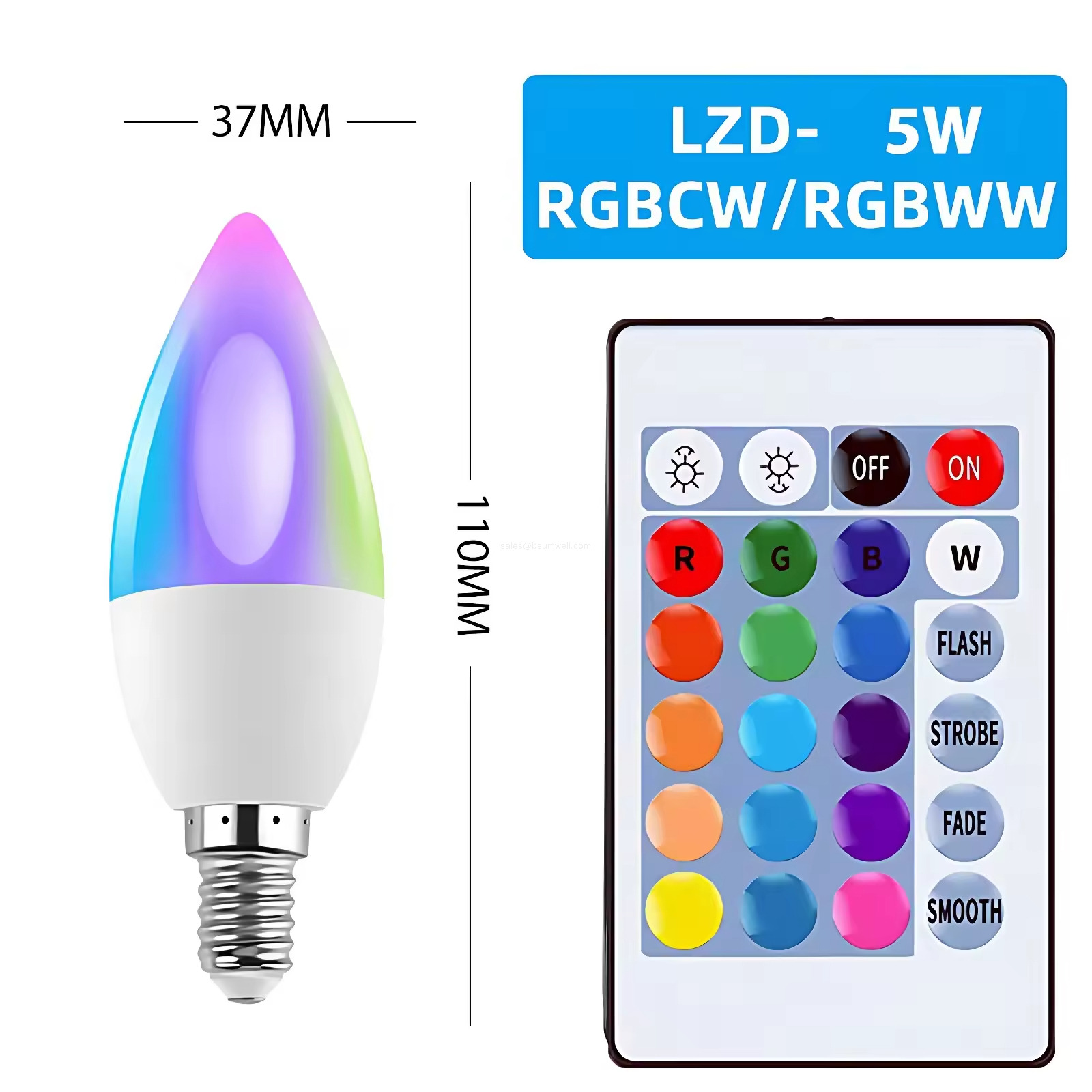 16M Color 4 Mode LED Lamp
