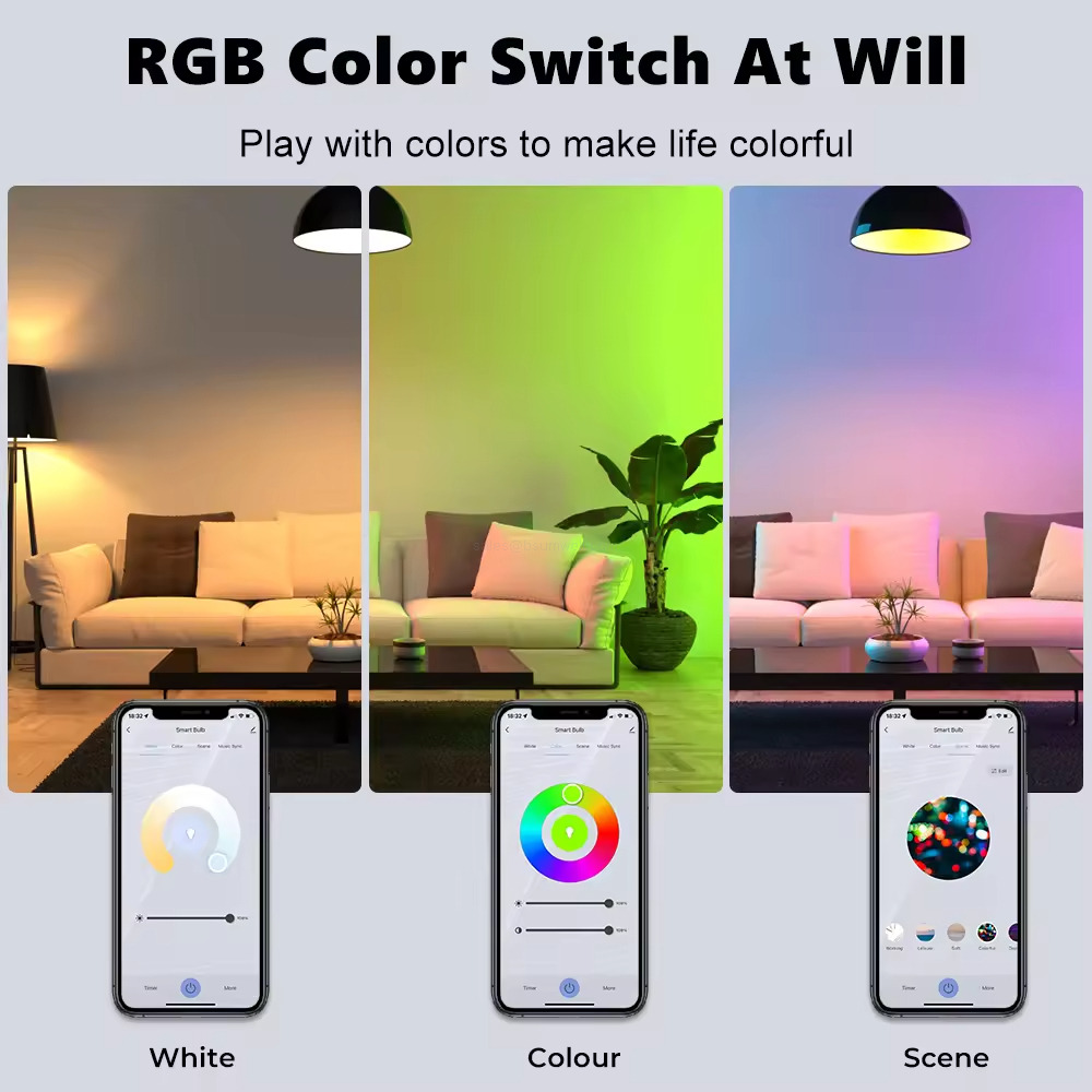 Smart GU10 RGB CW LED Bulb