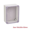 Transparent Cover Waterproof Plastic Junction Box 150x200x100 mm Electrical Enclosure