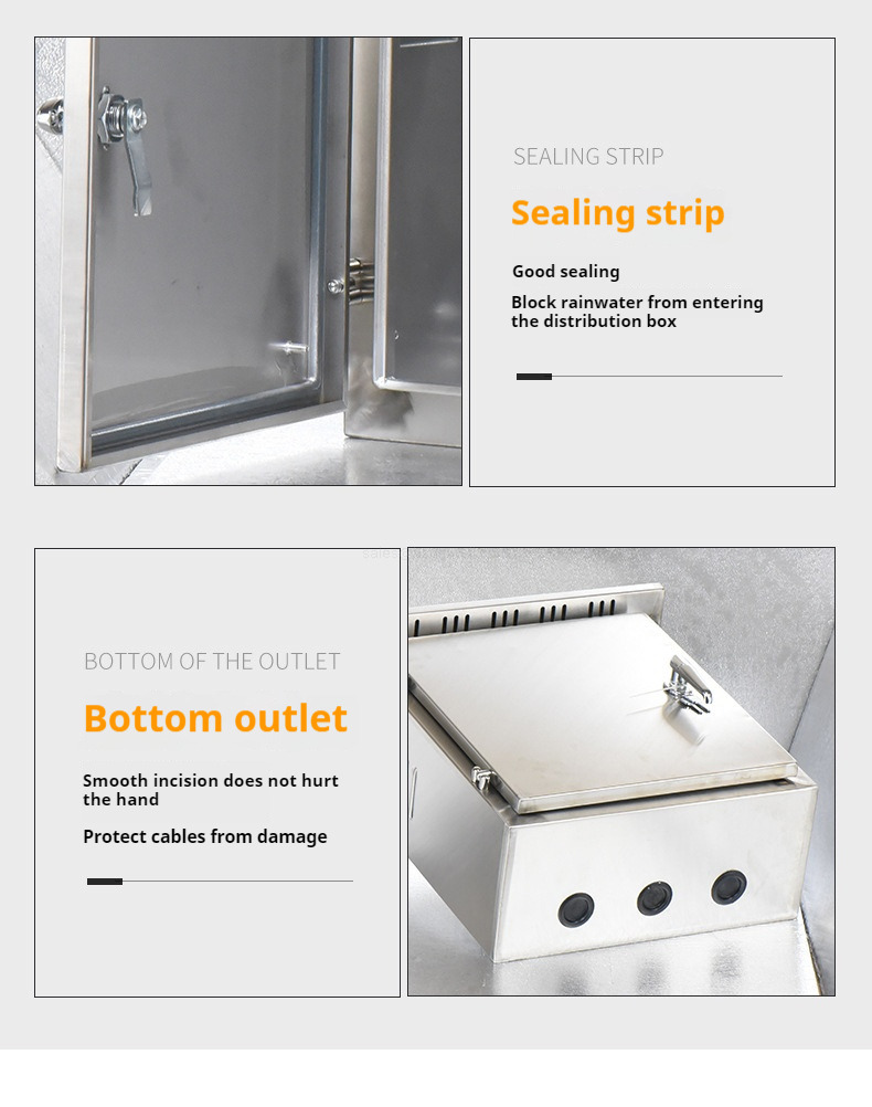 Sealing strip and Bottom outlet
