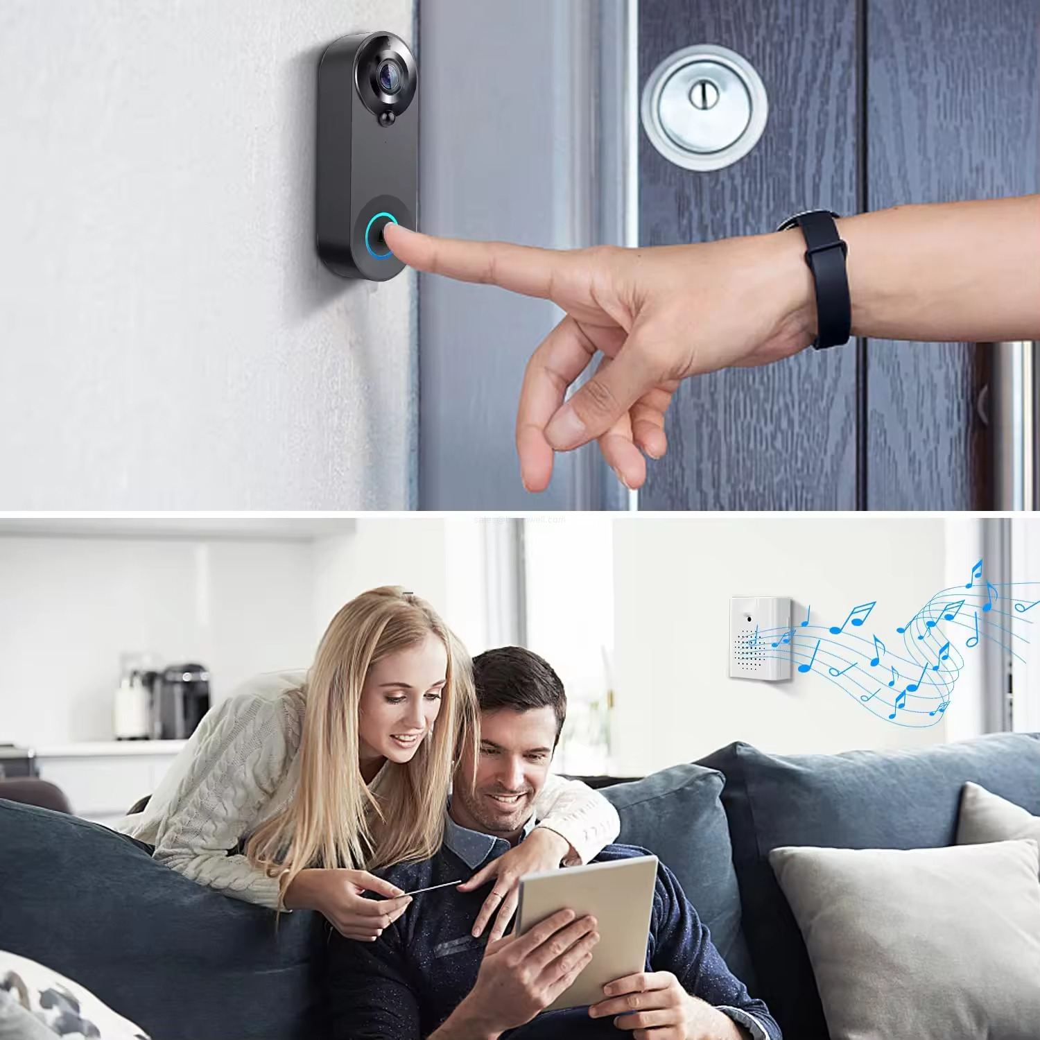 Outdoor Phone Door Bell Camera Security Video Intercom